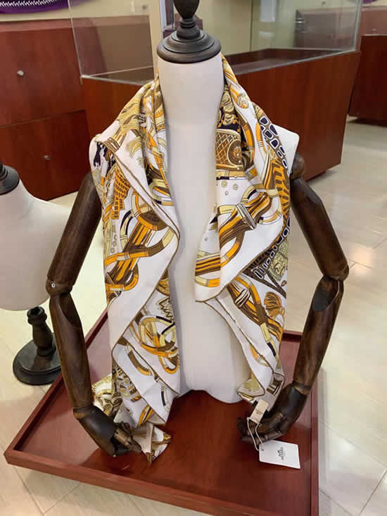 Brand Scarf Luxury Cashmere Thick Shawl And Women Hermes Warm Scarves 10